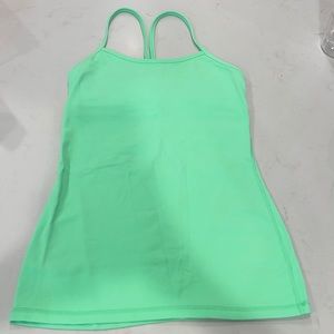 Lime Green Lululemon Flow Y Tank
